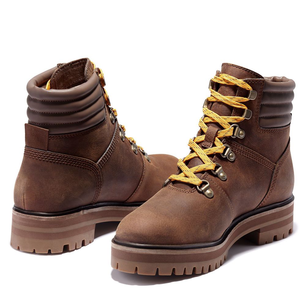 Timberland Womens Lace-Up Boots London Square - Brown - India LB2674035